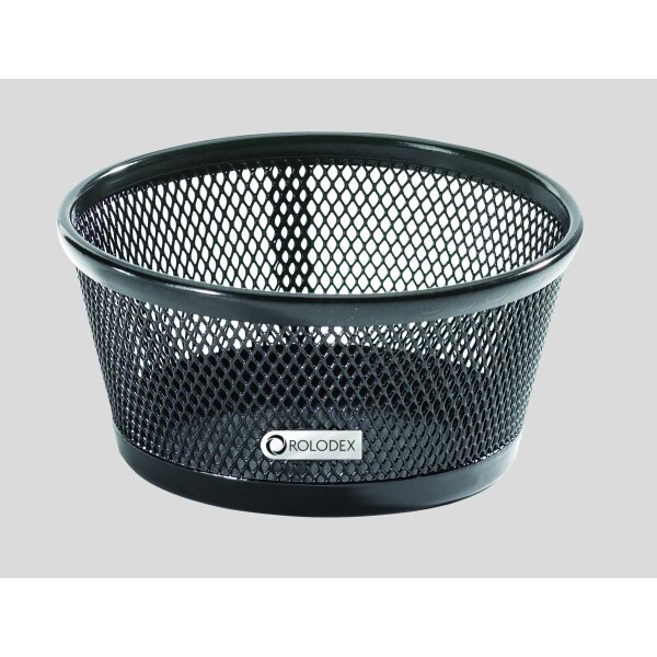 Jumbo Mesh Paper Clip Holder, Black